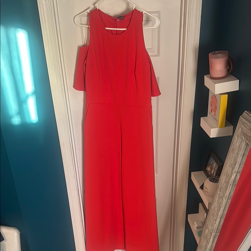 Elegant Red Jumpsuit